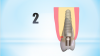 Fig 4. 2 mm is the distance lingually between the restorative platform and the buccal-gingival margin.